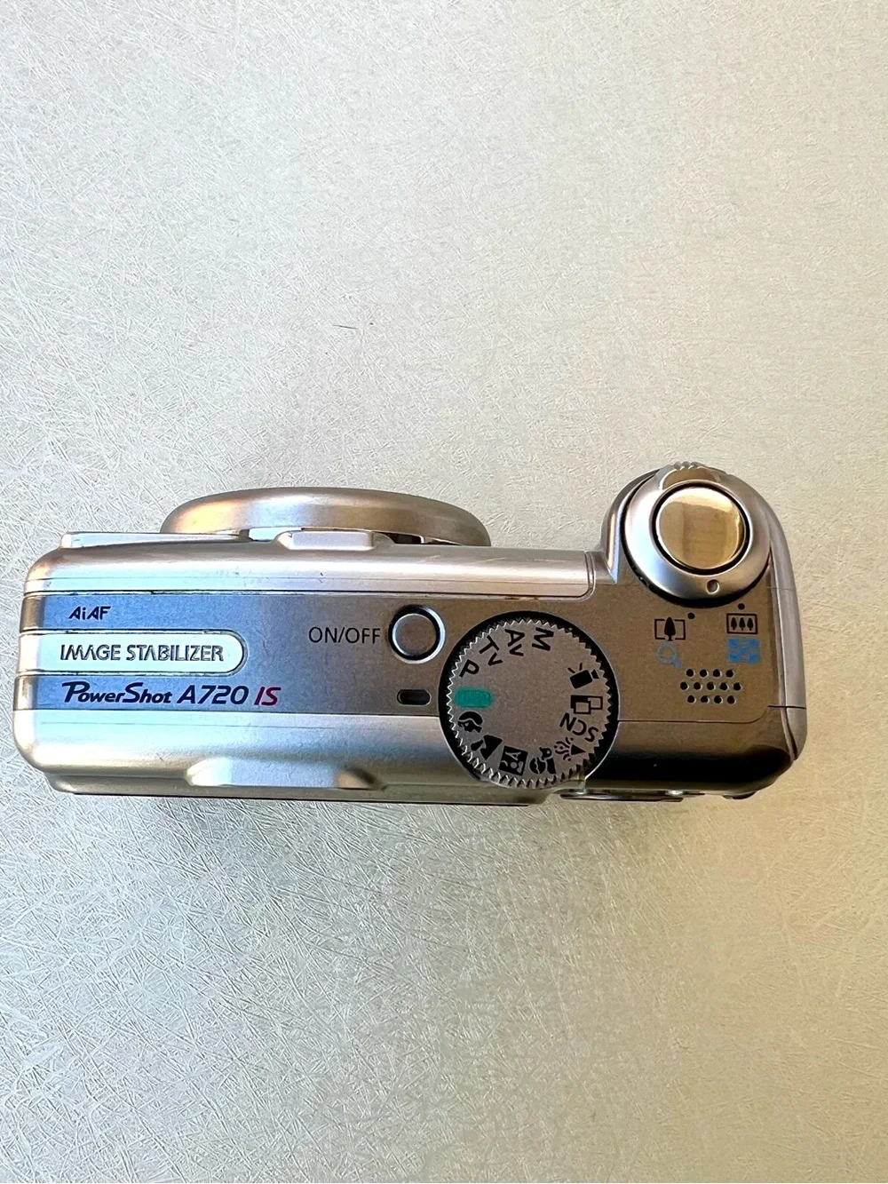Vintage Canon PowerShot A720 IS 8.0MP Digital Camera - Tested Working